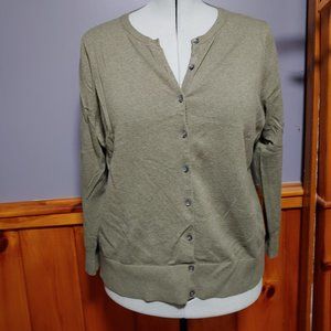 Land’s End Green Cardigan